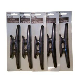 Everbilt 8 inch 8" Dock Cleat Marine Boat NEW *Lot Of 5* New Sealed Retail Pack